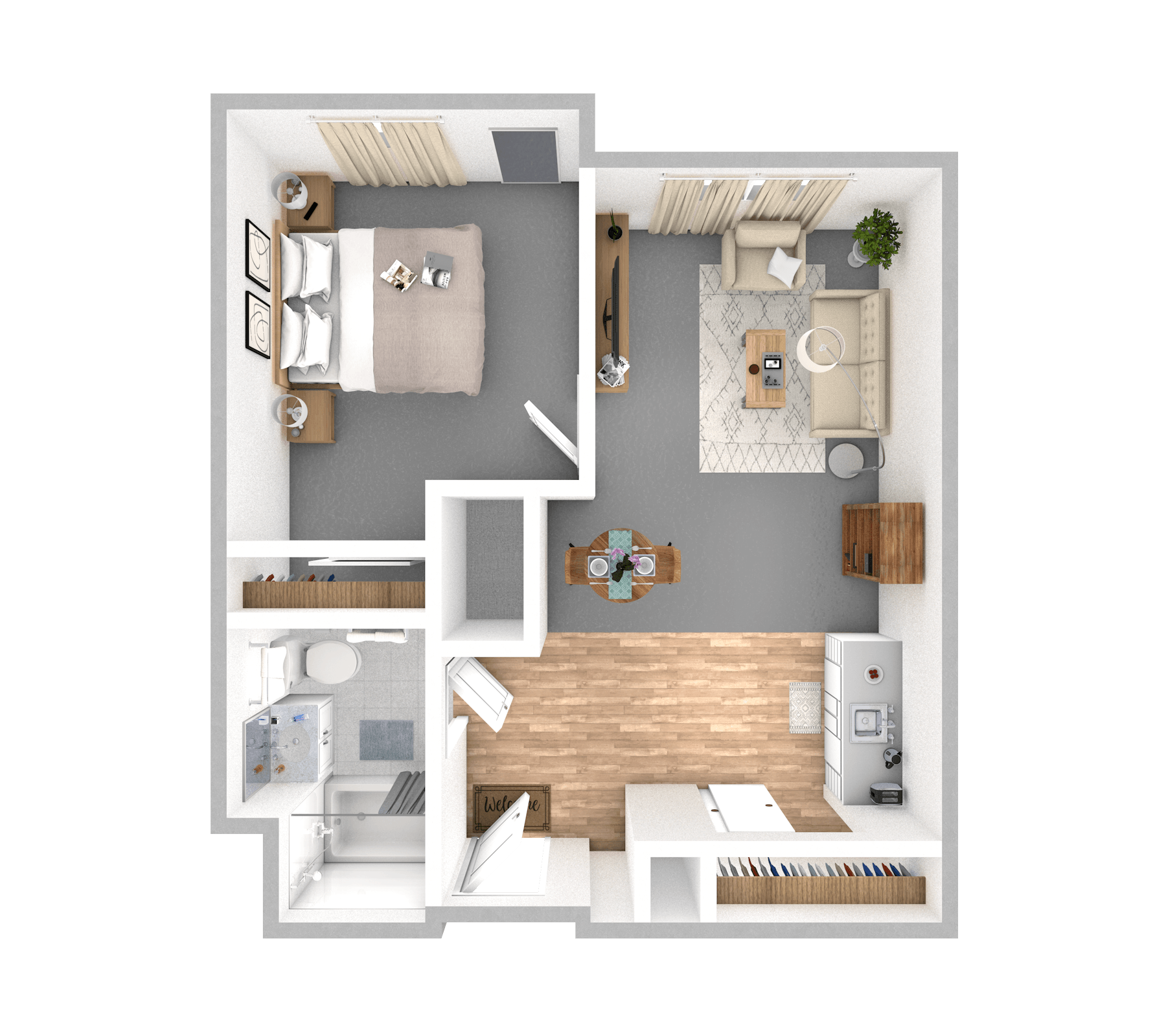 Terrace floor plan