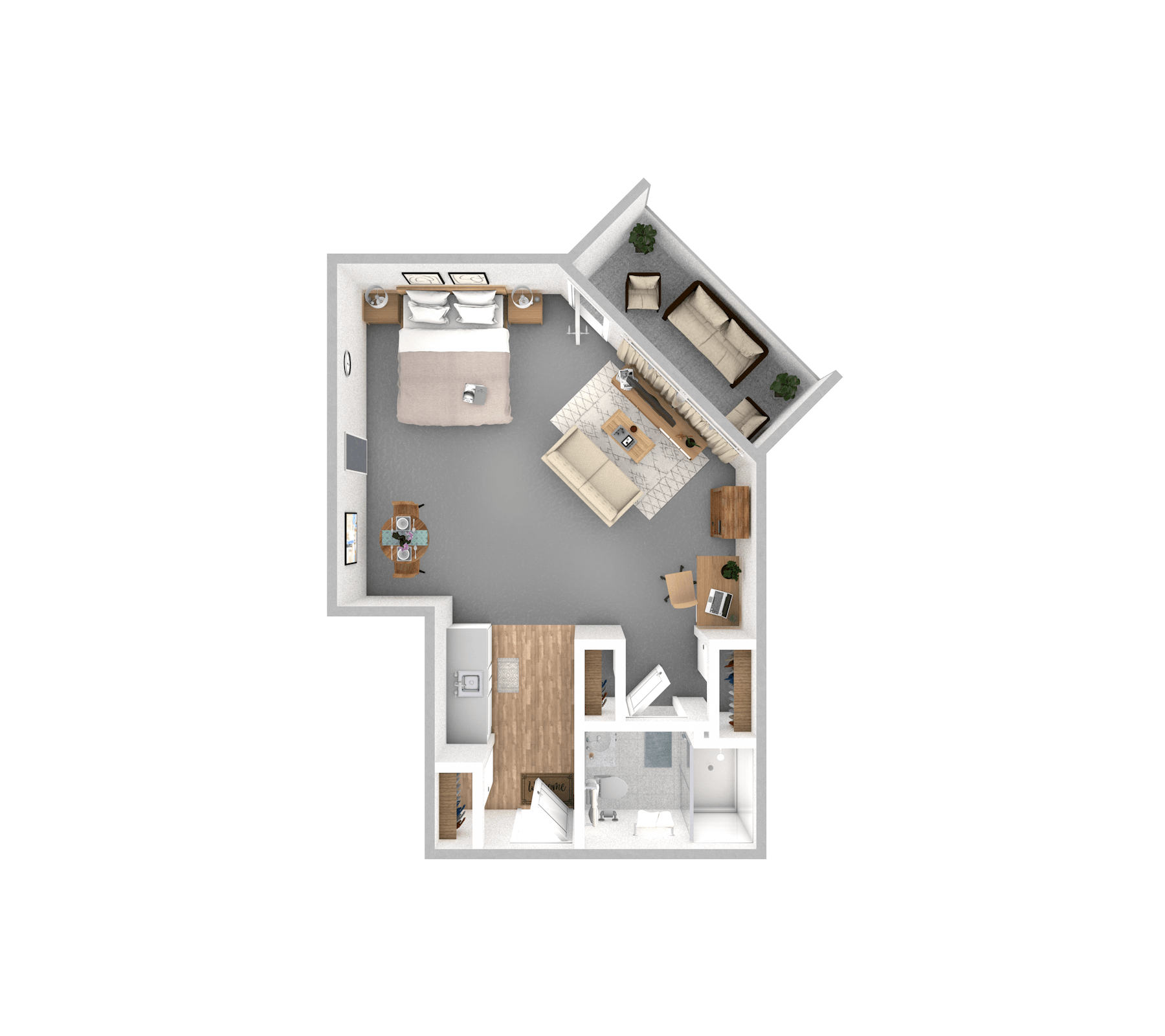 Manhattan floor plan