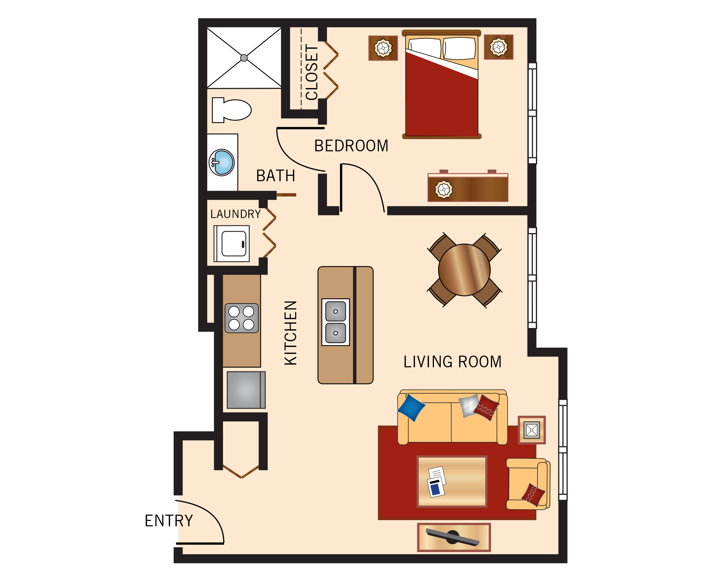 The Sandpiper floor plan