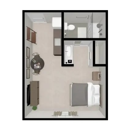 Oak (Memory Care) floor plan