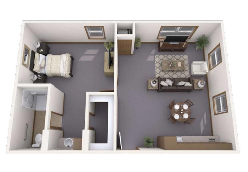 Maple floor plan