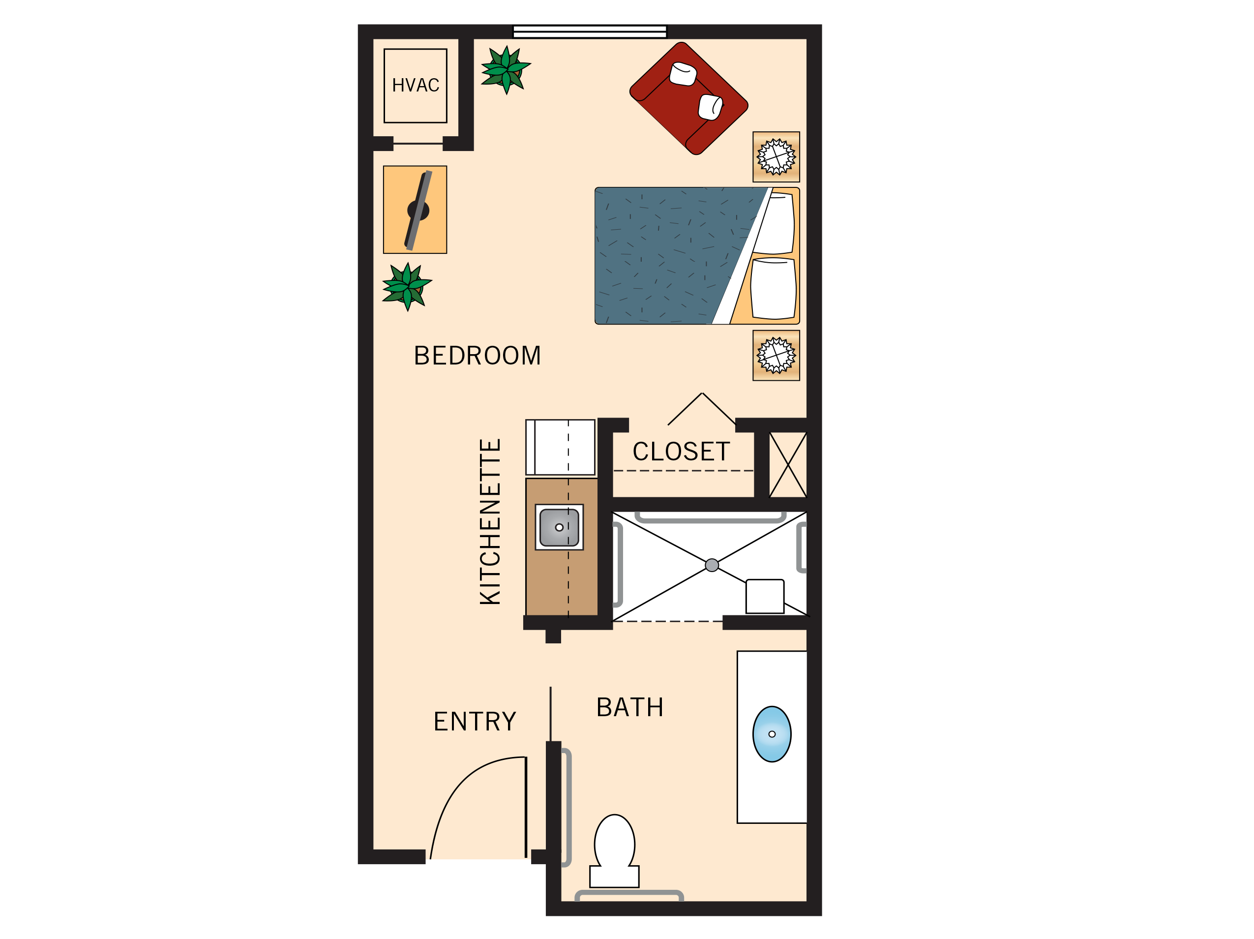 The Snowy Egret floor plan